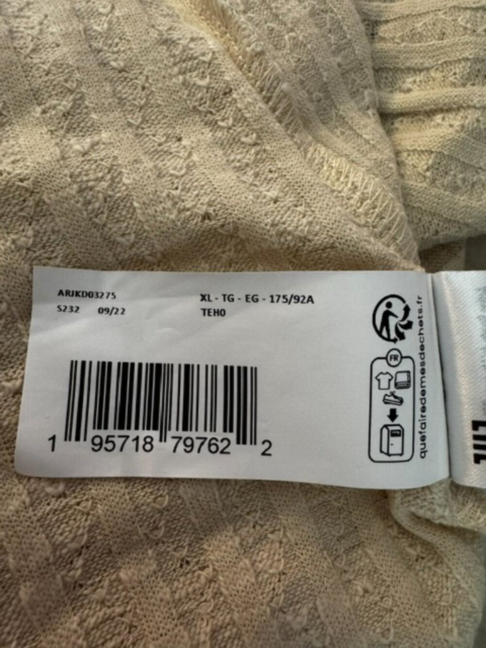 Roxy On Our Way Romper Women Cream Ribbed Knit Adjustable Straps XL NWOT - Picture 9 of 9